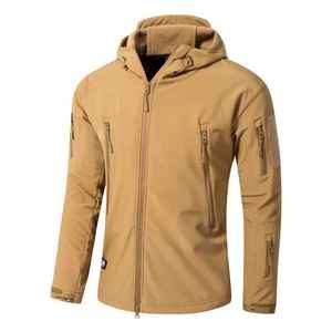 Imprimé personnalisé hommes Softshell veste imperméable coupe-vent à capuche en plein air randonnée course à pied cyclisme vêtements de sport ODM approvisionnement en gros - Product Image 2