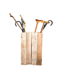 Grand porte-parapluie d'intérieur en acier inoxydable durable avec finition argentée brillante pour le rangement et la décoration du hall - Product Image 5