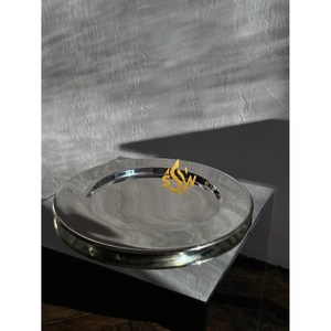 Plateau de service Dernière conception Hôtel et cuisine Forme ronde Plateau de service alimentaire Superbe qualité Taille personnalisée à bon prix en vente - Product Image 4