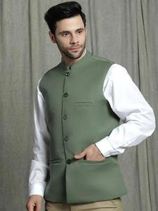 Chaleco Tradicional Étnico Hecho a Mano para Hombre, Costuras Premium, Ropa Casual de Verano, Impermeable, Resistente al Viento y Transpirable - Product Image 3