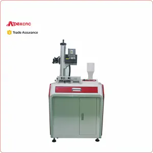Low Cost 3D Dynamic Marker Raycus Metal Fiber Laser 20W 30W 50W Fiber Laser Marking Machine with Rotary
