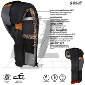 Gants de boxe confortables à plusieurs couleurs, vente chaude 2025, vente en gros, couleur personnalisée, prix bas, gants de combat élégants personnalisés - Product Image 3