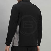 Chaqueta Deportiva de Invierno Personalizada con Cuello Alto y Logotipo Frontal, de Alta Calidad, Secado Rápido y Transpirable para Hombre, Talla Adulto