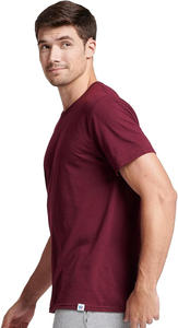 100% algodón de gran tamaño Drop Shoulder camiseta personalizada de alta calidad de impresión de peso pesado de punto sólido tejido Casual para el verano - Product Image 3