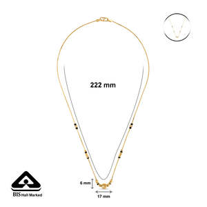 Classic Royal Modern Gold Mangalsutra-<b>Fine</b> Beaded <b>Necklace</b> - Product Image 6