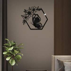 Metal Butterfly Wall Decor Handcrafted Iron Wall Art <b>for</b> Elegant Home Decoration - Product Image 3
