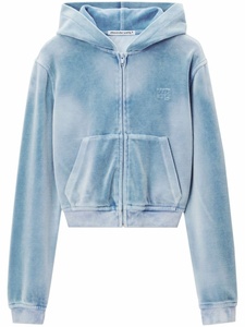 เสื้อฮู้ดดี้ผู้ชายทรงบ็อกซี่แบบย้อมสีเอซิด แต่งสีบล็อกตัดกัน พร้อมลายปัก - Product Image 5