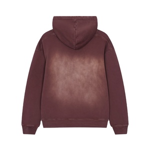 Sweat à capuche délavé à l'acide pour hommes sur mesure avec impression de conception personnalisée sweats à capuche délavés à l'acide respirants à séchage rapide vente en gros 2026 - Product Image 6