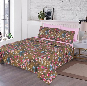 Bán hàng nóng tùy chỉnh chất lượng & kích cỡ khách sạn Khăn trải giường 100% bông tấm ga trải giường - Product Image 2