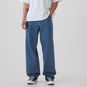 Unisex Eco-Friendly Breathable Cotton Baggy Pants Custom Colors Logo Available for Wholesale Streetwear Boutiques Urban Fashion - Product Image 4