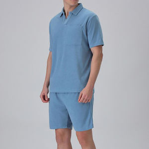 Conjuntos de pantalones cortos de camiseta informal de alta calidad para hombre, conjunto doble personalizado de 2 piezas, conjunto corto de verano para hombre - Product Image 2