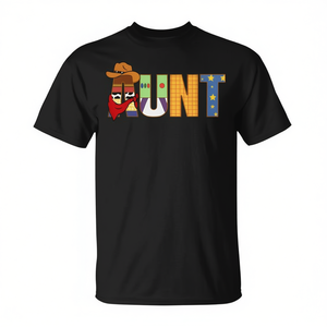 T-shirt coordinata per la famiglia Aunt Of The Birthday Western Rodeo Boy - Product Image 2