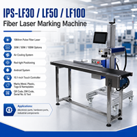 Grabador Láser de Fibra Industrial con Posicionamiento de Luz Roja para Marcado de Números de Serie en Piezas Metálicas, Embalaje Automático de Papel y Madera