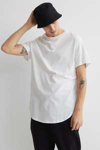 Camiseta de algodón holgada de alta calidad para hombre transpirable - Product Image 4