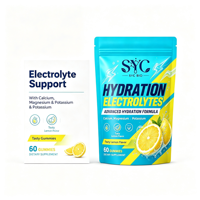 OEMHydration Elektrolyten Gummies Hydratatie Elektrolyten Gummies met Magnesium en Kalium voor Snel Sportief Herstel en Dagelijks Gebruik