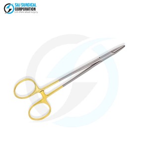 Portaagujas Debakey de Acero, Herramienta Médica Quirúrgica Manual para un Agarre Suave de Agujas Durante Cirugías Cardiovasculares y Generales - Product Image 2