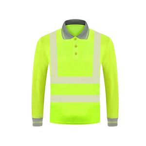 Mode Hi Viz Casual Jersey Solide pour T-Shirt 100% Coton Séchage Rapide Rose Réfléchissant Sécurité Vêtements De Travail Hommes Avant Personnalisé - Product Image 2