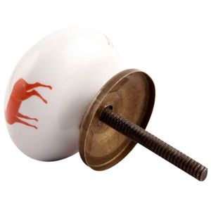 Tiradores de cerámica hechos a mano para cajones de niños, tiradores de cerámica naranja de alta calidad para puerta de armario de cocina - Product Image 3