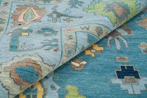 Alfombras de Lana de Alta Calidad Estilo Oushak Turco, Tejidas a Mano, Color Sólido, Antideslizantes, Lavables, Tamaño Personalizable, para Hogar y Baño - Product Image 6