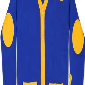 Suéter de punto de manga larga College University con decoración bordada para la temporada de invierno - Product Image 4