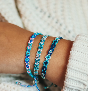 Friendship <b>Bracelet</b> or Anklet Chevron - Colorful - <b>String</b> - Trendy - *CUSTOMIZABLE* - Product Image 1