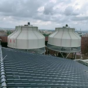 Tour <span class=keywords><strong>de</strong></span> refroidissement ronde en PRF 50 tonnes <span class=keywords><strong>de</strong></span> marque Linko avec moteur pour refroidisseur <span class=keywords><strong>de</strong></span> climatisation à contre-courant et refroidissement à <span class=keywords><strong>eau</strong></span> industriel - Product Image 2