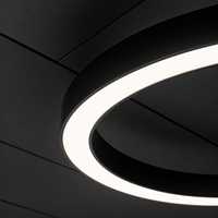 Lampu Gantung LED Cincin Bundar untuk Koridor Kantor dan Proyek Interior Komersial
