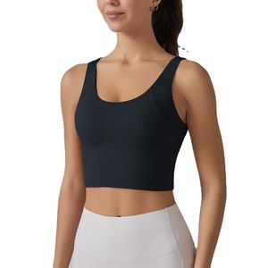 Soutien-gorge de yoga confortable, rembourré, sans armatures, léger, respirant, réversible, pour le sport et la gym, pour femmes - Product Image 3