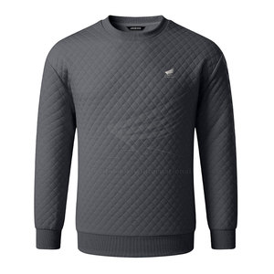 Survêtement pour homme grande taille personnalisable, 100% coton, respirant, de haute qualité, vêtements d'hiver, logo personnalisé, fermeture à cordon, côté - Product Image 4