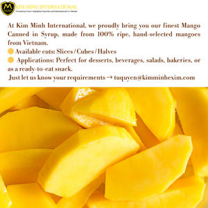 เวียดนามส่งออกคุณภาพมะม่วงทองในที่มีน้ำหนักเบาหรือน้ำเชื่อมผลไม้กระป๋องเขตร้อนจากเวียดนาม - Product Image 5