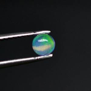 Multi Opale éthiopienne 3mm 4mm 5mm 6mm 7mm 8mm Pierre précieuse ronde Multi Flashy Cabochon fait main Taille calibrée pour la fabrication de bijoux - Product Image 4