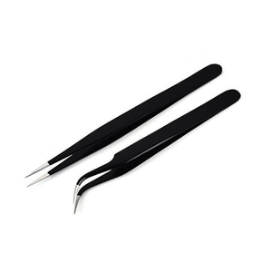 High Quality Straight Curved Eyelash Tweezers Set Essential Tools Precise Lash <b>Application</b> Featuring Volume Fiber Private <b>Label</b> - Product Image 4