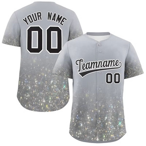 Cintre Impex Manufacture Sportswear Mesh Respirant V-Neck Men Button Down Baseball Jersey à vendre - Product Image 4