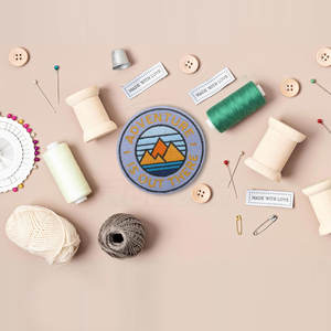 Patchs brodés, design classique, travail au fil, à repasser, légers, pour vêtements et sacs - Product Image 2