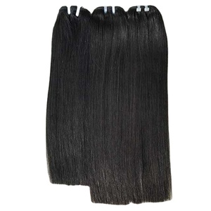 Extensions de cheveux humains vierges vietnamiens lisses et raides en gros pour tissage de cheveux - Product Image 1