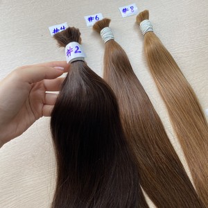 ผมต่อจากมนุษย์เวียดนามแบบตรง100กรัมสีเข้มหลายสีผมบริสุทธิ์เกรดทั้งหมด - Product Image 3