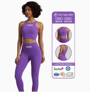 ชุดเล่นโยคะสำหรับผู้หญิงชุดเล่นโยคะออกกำลังกายในยิมชุดเล่นโยคะระบายอากาศได้ - Product Image 1