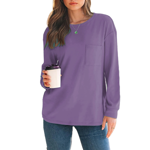 Sweatshirts décontractés personnalisés pour femmes, doublés en polaire, légers pour l'automne, les séances de sport, le streetwear, confortables, doux, tricotés, pull d'hiver - Product Image 5