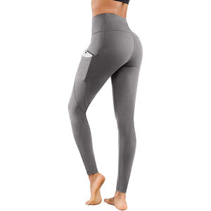Fitness sport Leggings pantalons de Yoga taille haute pantalons longs taille croisée femmes hanche Push UP collants femmes Leggings pour Fitness - Product Image 4