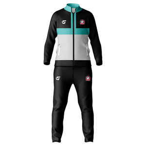 เสื้อแจ็คเก็ตและกางเกงมีซิปงานปักและพิมพ์ซับลิเมชัน - Product Image 2