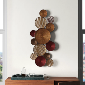 Círculo decoración de pared colgante decoración interior y exterior colgante de pared hotel restaurante hogar sala de estar dormitorio arte decorativo 2025 - Product Image 4