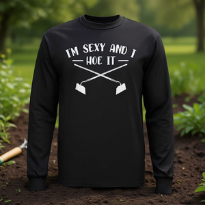 Camiseta sin mangas sexy y elegante de jardinería con estampado promocional de Im Hoe It - Product Image 3