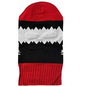 Masque facial en tricot Balaclava Masque de ski d'hiver Couvre-visage complet Chaud Tricot jacquard Vêtements de rue - Product Image 2
