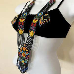 Conjunto de collar con patrón en forma de bola para mujer de diseñador, hermosa gargantilla con cuentas para bodas, fiestas, joyería africana de moda para niñas - Product Image 4