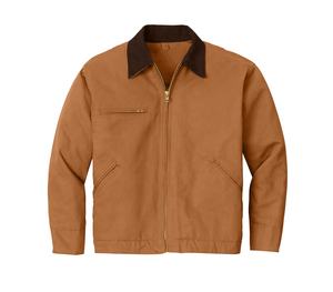 Derniers modèles de vestes de travail en denim pour hommes, logo personnalisé, couleur respirante, confortable, haute qualité, anti-rides - Product Image 3