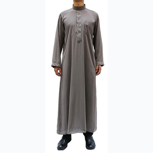 Thobe pour la prière Ramadan et Eid, Jubba islamique à manches longues pour un usage quotidien et formel, vente en gros de thobes islamiques pour hommes sur mesure - Product Image 5