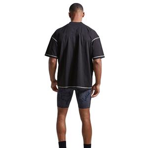 Shorts de sport pour hommes personnalisés, respirants, coupe ajustée, design par sublimation, matière extensible, pour l'entraînement estival - Product Image 5