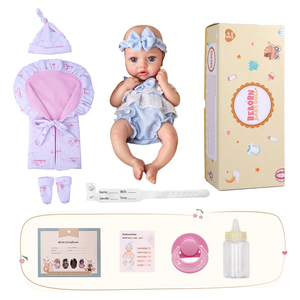Muñecas Reborn de Silicona de Cuerpo Completo Babeside, <span class=keywords><strong>Muñeca</strong></span> de Niña Pequeña Realista de 12 Pulgadas - Product Image 5