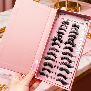 Bán buôn mi nối cụm tự làm không cần keo, tự dính, thủ công, đã cắt sẵn, nối sẵn, mi nối cụm - Product Image 3