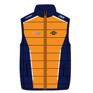 Diseña tu propio chaleco acolchado informal personalizable sublimación bordado impreso impermeable a prueba de viento de talla grande de gran tamaño - Product Image 1